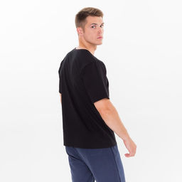 Футболка мужская, цвет черный, джокер, размер 60