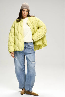 Куртка стеганная с натуральным наполнителем Yellow Pear - Erist store фото 3