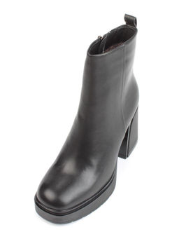 04-M3-1451 BLACK Ботильоны зимние женские (натуральная кожа, натуральный мех) - Фабричный китай фото 5