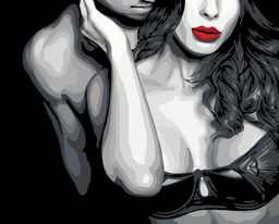 ФРЕЯ PNB/PL-256 Набор для раскрашивания по номерам 50 х 40 см Тайна для двоих