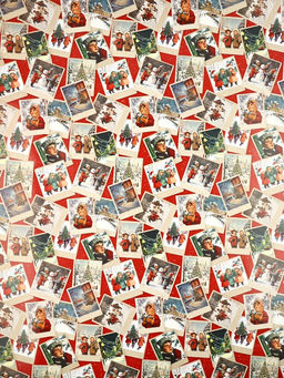 Набор упаковочной бумаги «Новогодняя», 4 листа, 70 × 100 см