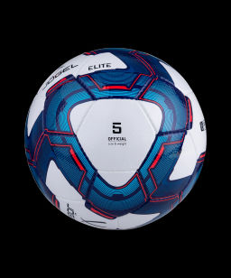Мяч футбольный JOGEL Elite №5, белый/синий/красный  фото 4