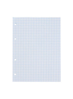 Цена за 4 шт. Сменный блок для тетрадей на кольцах А5, 80 листов в клетку, Calligrata, белый 100%