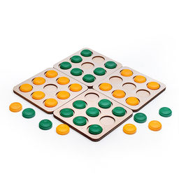 Настольная игра 15,5х15,5х5 "Пять шашек в ряд" дер.