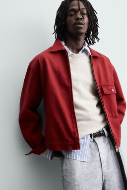 RELAXED FIT DENIM JACKET - Zara фото 7