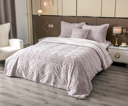 Покрывало декоративное Shinshilla Dori (лаванда платина) 220х240