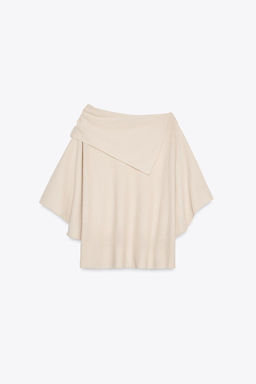 PLAIN KNIT LAYERED TOP - Zara фото 6