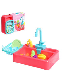 Игровой набор Раковина с набором посуды, циркулирует вода - Simaland фото 2