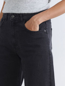 Barrel Fit Kad?n Jean Pantolon