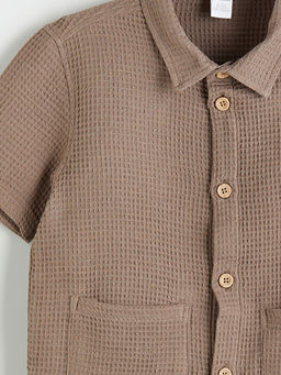 Basic Cep Detayl? Erkek ?ocuk G?mlek