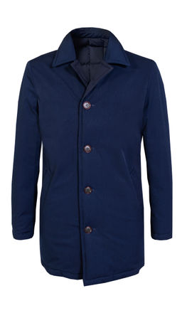 Пуховик мужской двусторонний 1170-6 синий - Broswil фото 3