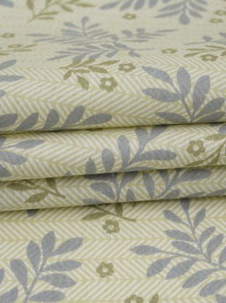 Сатин Ветвистый танец цв.телесно-оливковый, ш.2.35м, хлопок-100%, 105гр/м.кв - Купава фото 5