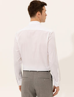 Beyaz Slim Fit Uzun Kollu G_mlek - Cacharel фото 5