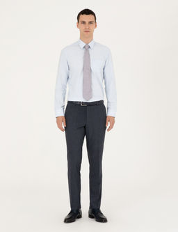 A__k Mavi Regular Fit Uzun Kollu Basic G_mlek