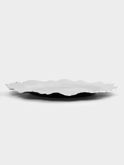 Тарелка подстановочная, 33 см, пластик, серебристая, Iceberg - Anna lafarg фото 3