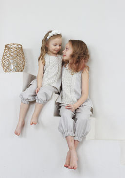 Л 21-7 бриджи для девочки "ELF" натуральный