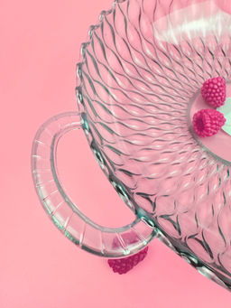 Цена за 2 шт. Фруктовница с ручками 22см (пластик) цвет микс OLS-033А-5