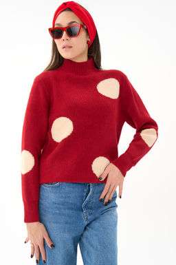 Свитер Зои (красный) - Эльза фото 3