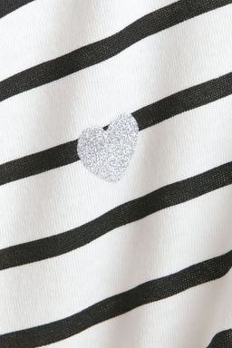 Camiseta con escote barco y detalle decorativo - H&m фото 3