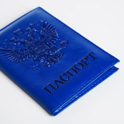 Обложка для паспорта, цвет синий - Simaland фото 6