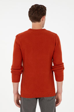 Мужской меланжевый свитер с плиткой Неожиданная скидка в корзине - U.s. polo assn фото 5