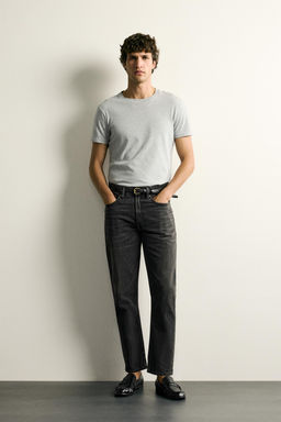 JEANS SLIM TAPERED FIT / Carb?n