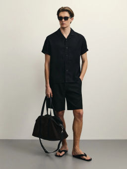 Шорты relax fit со льном / Zarina