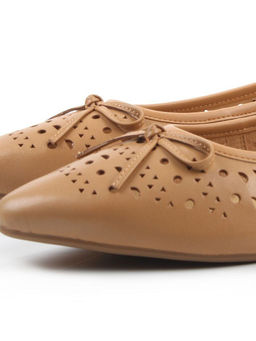 06-7388-66JT LT. BROWN Туфли летние женские "Лодочки" (натуральная кожа)