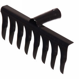 Цена за 3 шт. Грабли витые 8 зубьев металлические d30мм