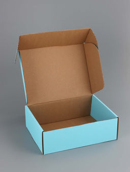 Цена за 2 шт. Коробка складная «Голубая» для подарков, хранения и отправки посылок, 27×21×9 см