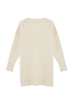 TRENDYOLMILLA Antrasit Mini Triko Genis Kal?p Yumusak Dokulu Elbise TWOAW24EL00086 фото 30