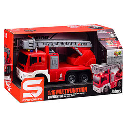 Машина "Пожарная" с лестницей 1:16 (свет, звук) в коробке