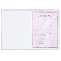 Папка для свидетельства о заключении брака Мы стали семьёй, цветы, А4 - Долго и счастливо фото 4