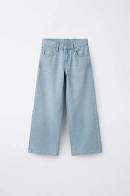 WIDE-LEG JEANS WITH ANIMAL PATCHES - Zara фото 5