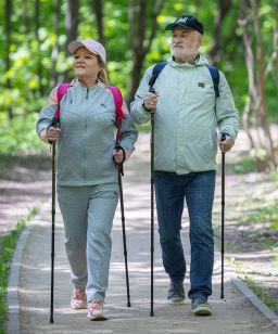 Скандинавские палки BERGER Explorer 3-секционные, 67-135 см, коричневый  фото 6