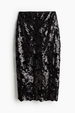 Falda de tubo con lentejuelas - H&m фото 4