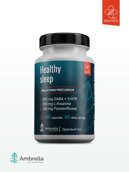Healthy sleep "Здоровый сон",банка ПЭТ, капсулы раст.90 шт. по 0,5 г
