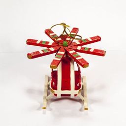 Елочные игрушки ручной работы: Вертолет малый 3020 - Idh фото 5