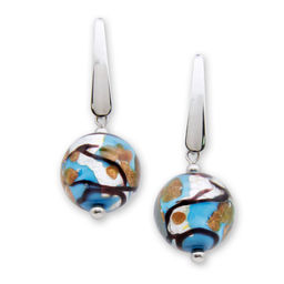 Серьги из муранского стекла