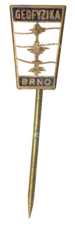Значок рекламный Geofyzika (Чехословакия)