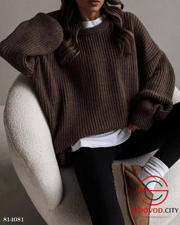 Свитер женский однотонный