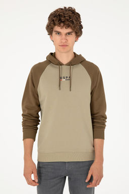 Мужской свитшот светло-хаки - U.s. polo assn фото 3
