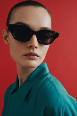 GAFAS DE SOL PREPPY / Negro - Zara фото 3