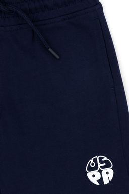 Шорты U.S. Polo Assn темно-синие хлопок  фото 16