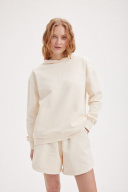 Худи из 100% хлопка "Лён" женское