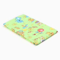 Пеленка Крошка Я Зоопарк цв.зеленый, 70*120 см, 100% хлопок