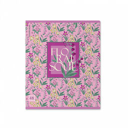 Цена за 5 шт. Тетрадь общая ученическая ErichKrause Floral Soul, 48 листов, клетка, ламинация soft-touch+выборочный УФ-лак_MIX-PACK  фото 7