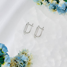 Швензы для сережек родированные