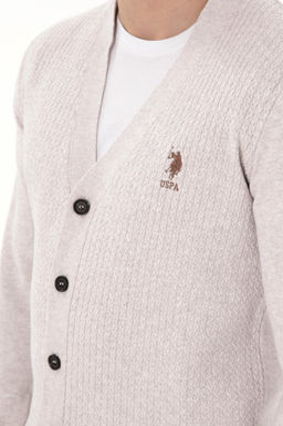 Мужской камень Melanj Basic Knitwear Cardigan Cardigan Скидка в корзине - U.s. polo assn фото 7