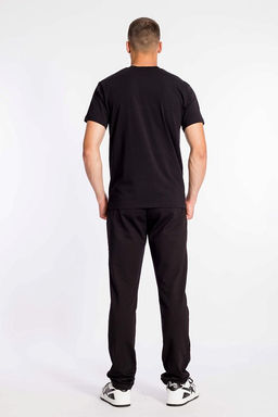 Футболка М12104Пб Черный - Елена фото 3